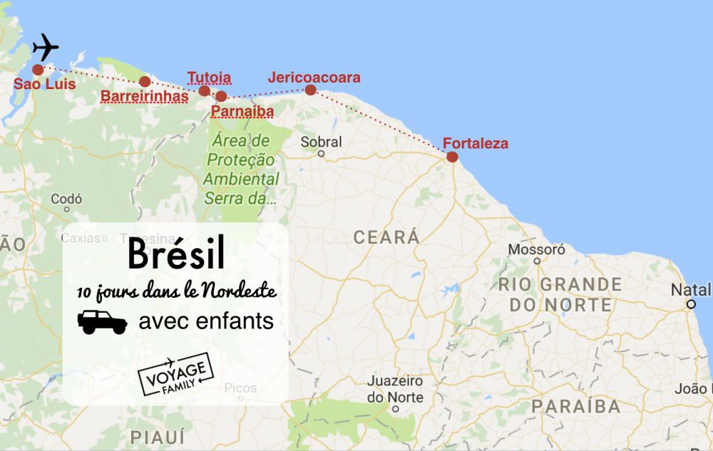 circuit séjour nordeste famille